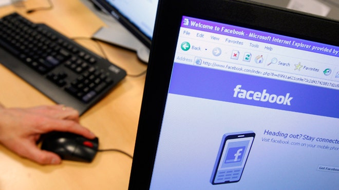 Facebook at Desk